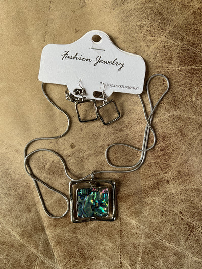 Box Necklace Set - Three colours