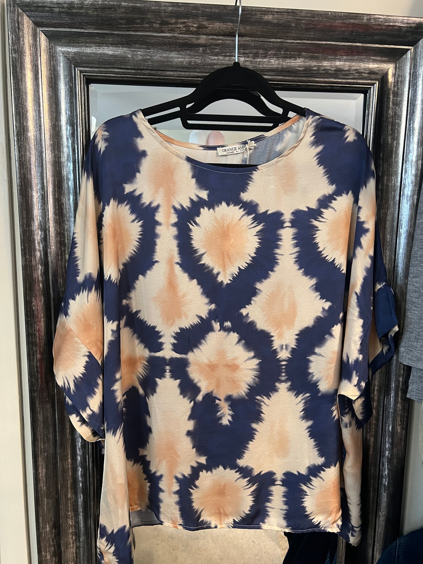Silky Short Sleeved Blouse