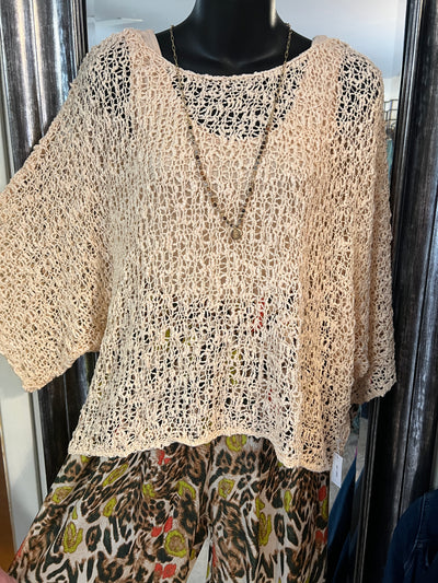Popcorn knit tops 3 colours