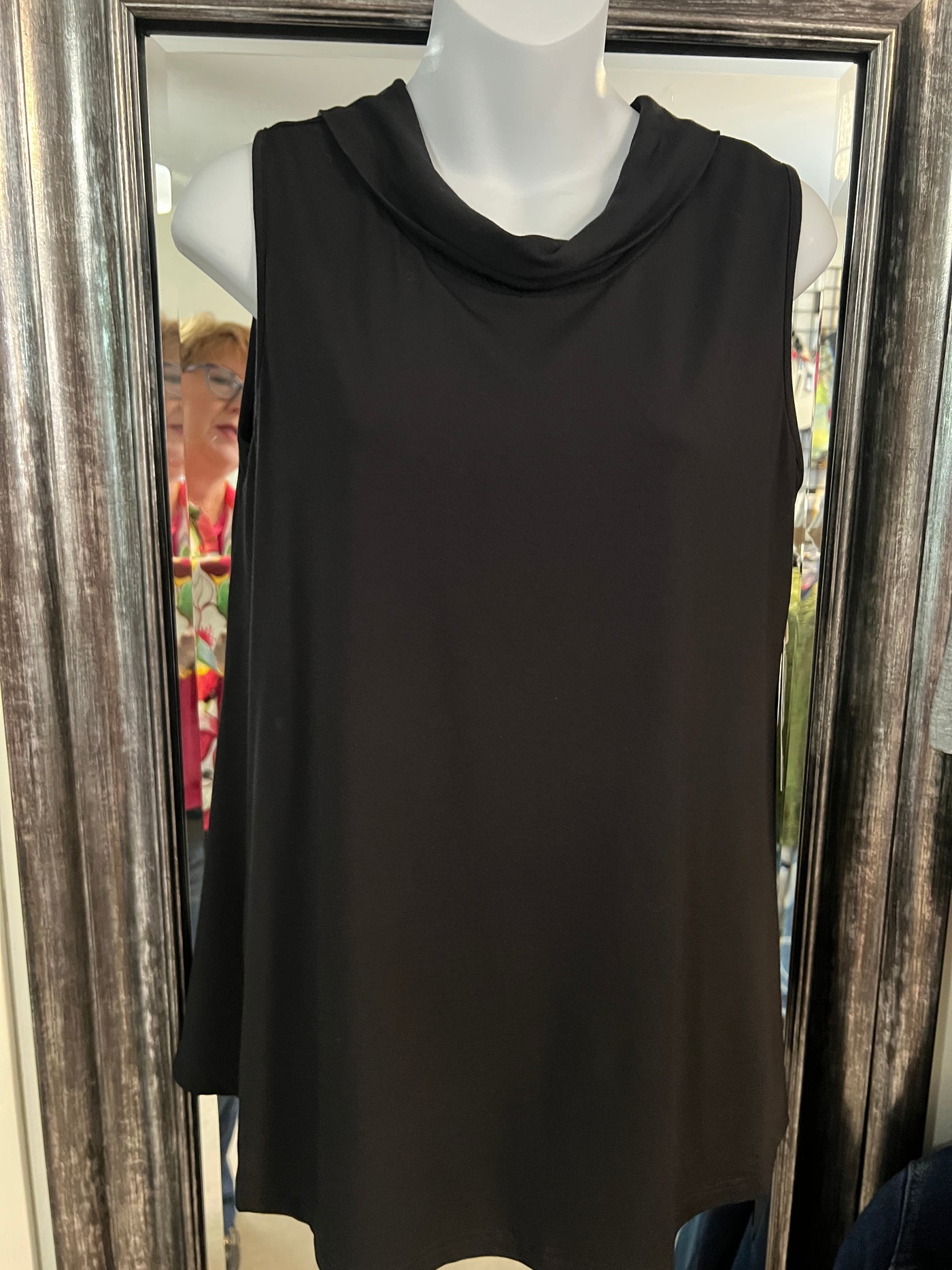 Claudia's Bamboo swing top with collar  3 colours