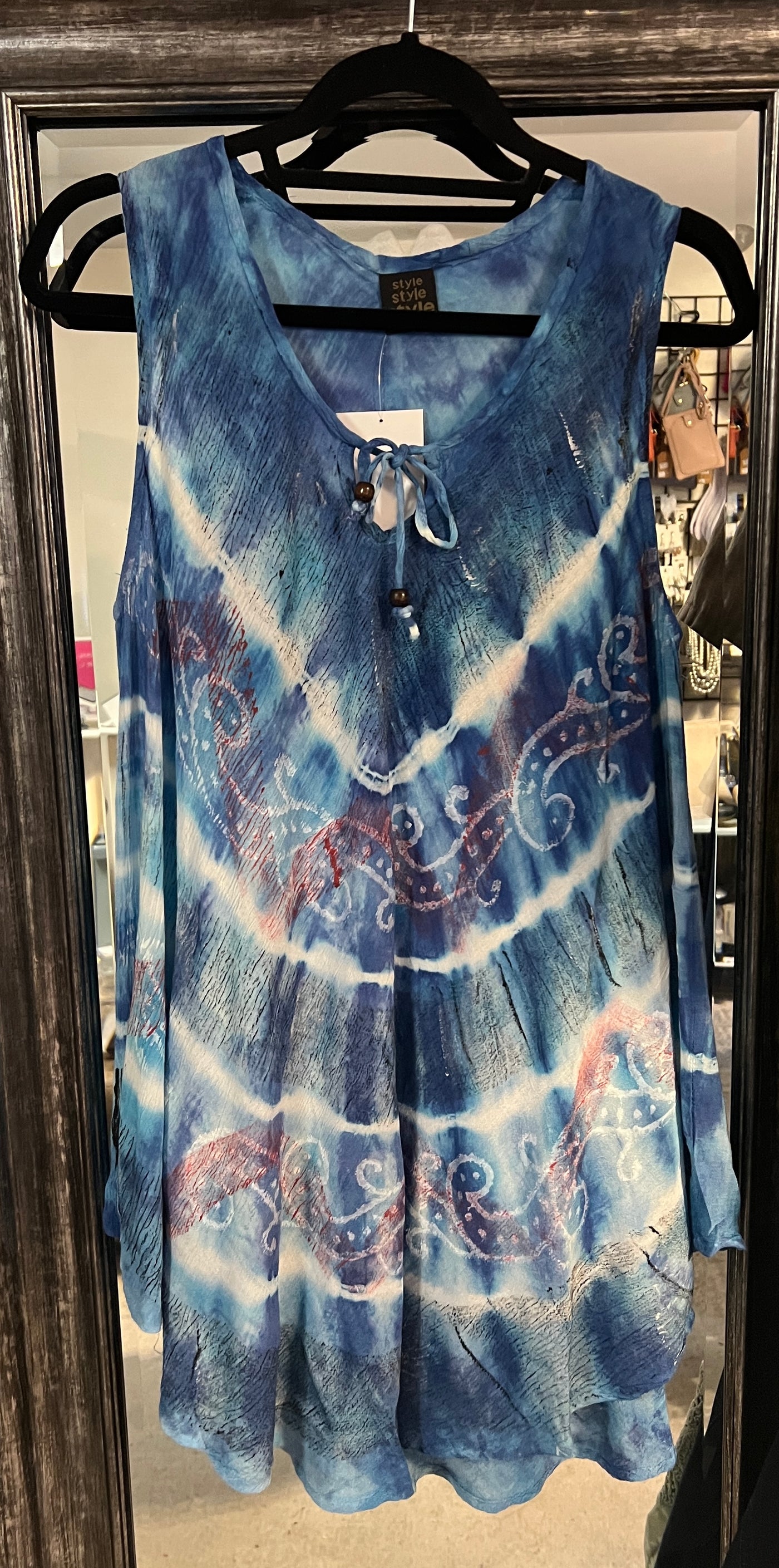 Summer Tunic Top Sleeveless NEW assorted colours