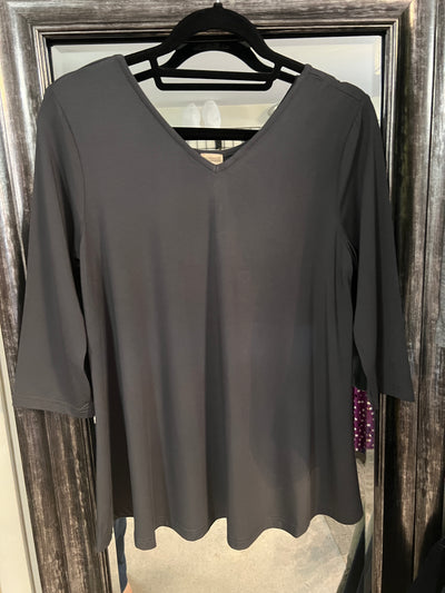 Bamboo reversible 3/4 sleeve tops 4 colours