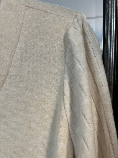 Long Sleeve V-Neck Soft Knit Sweater- Two Colours
