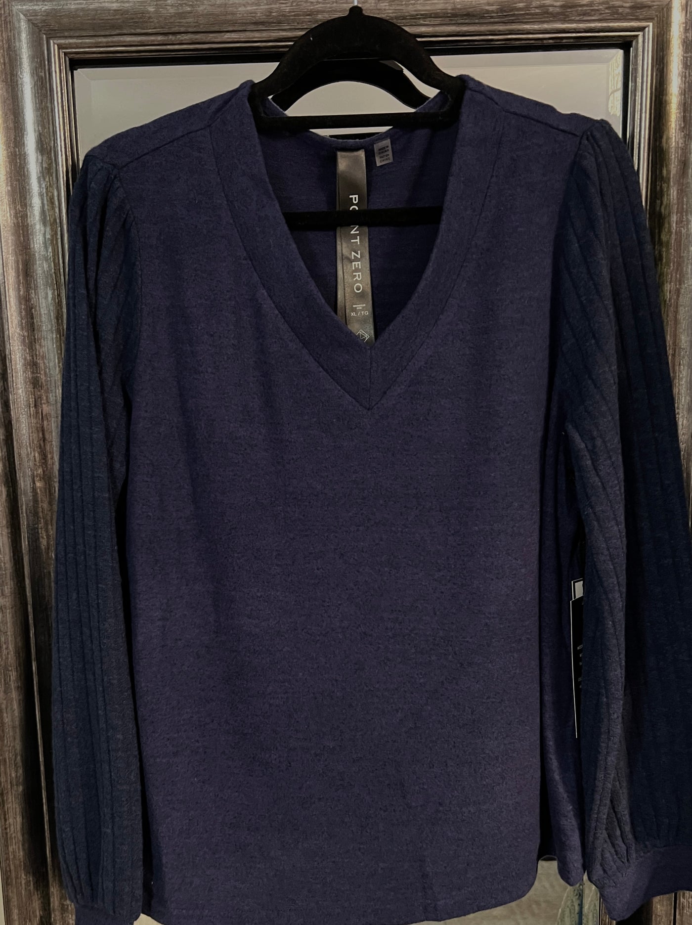 Long Sleeve V-Neck Soft Knit Sweater- Two Colours