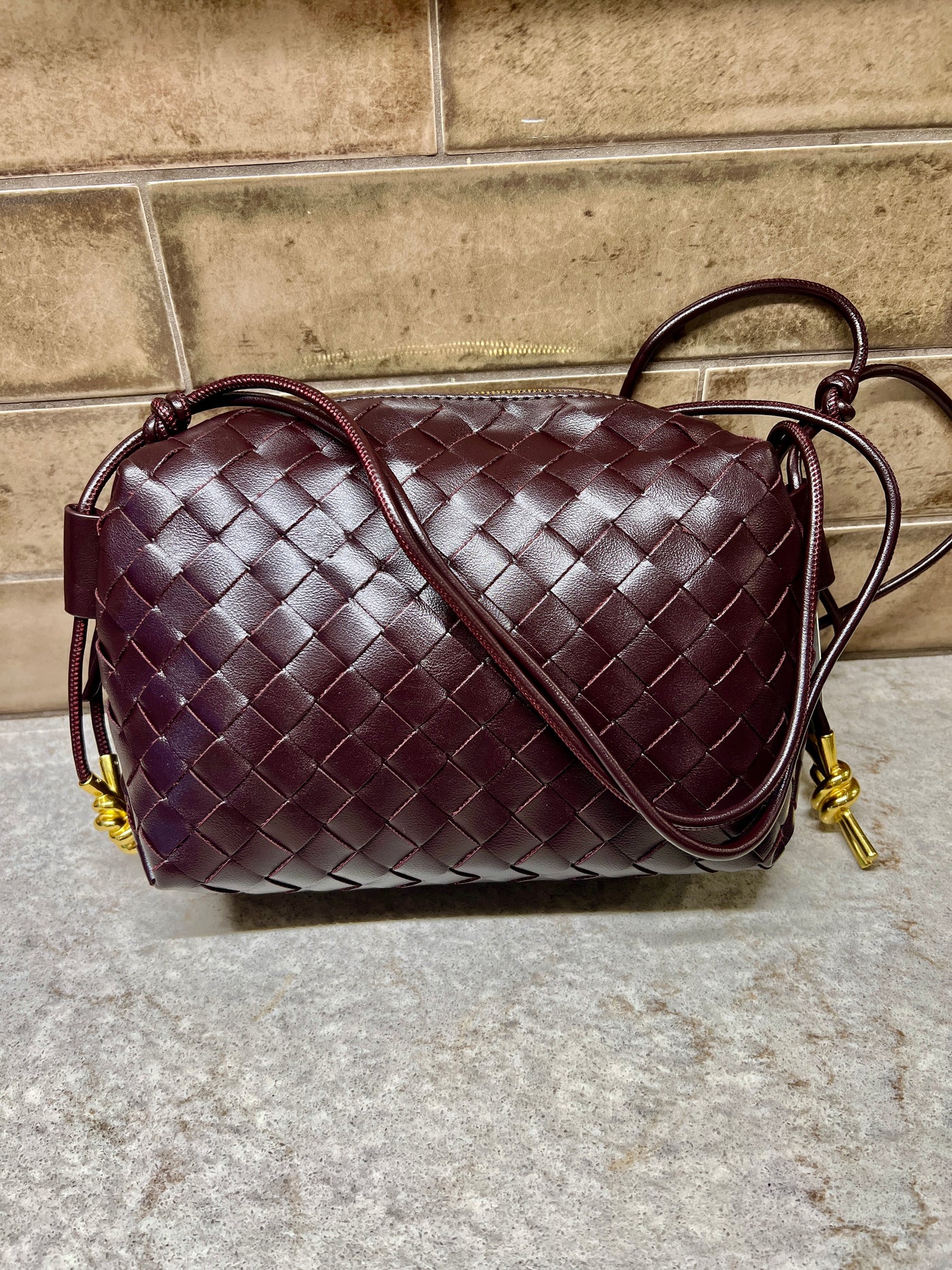 Woven Gold Knot Bag - Three colours