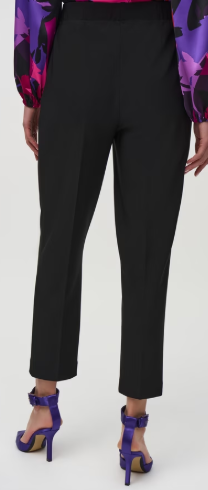 Relaxed Ankle Length Pant with Silver Buckle by Joseph Ribkoff
