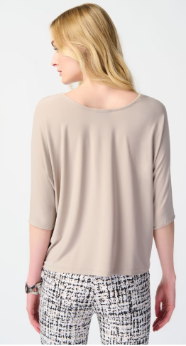 V-Neck Casual Pullover- Joseph Ribkoff