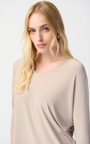 V-Neck Casual Pullover- Joseph Ribkoff