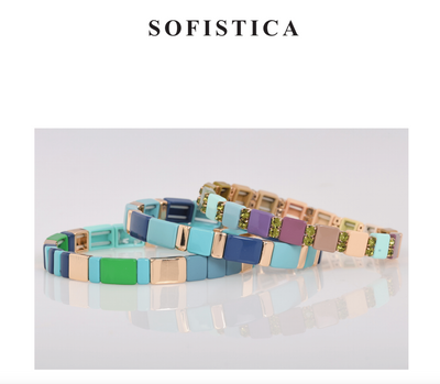 Sofistica Tile Bracelets