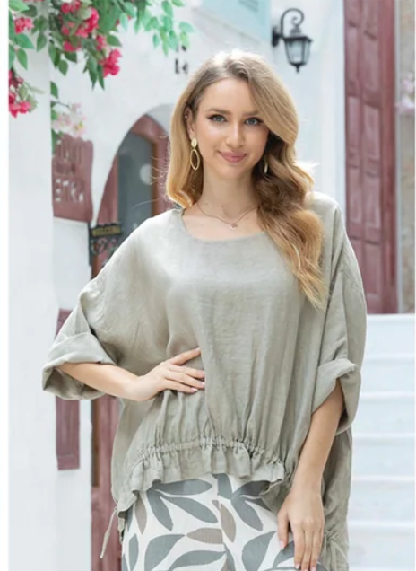 Rufill Linen Top - 7 colours