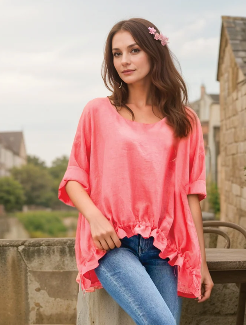 Rufill Linen Top - 7 colours