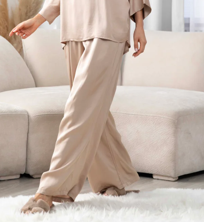 Silky Palazzo Pants - Three Colours