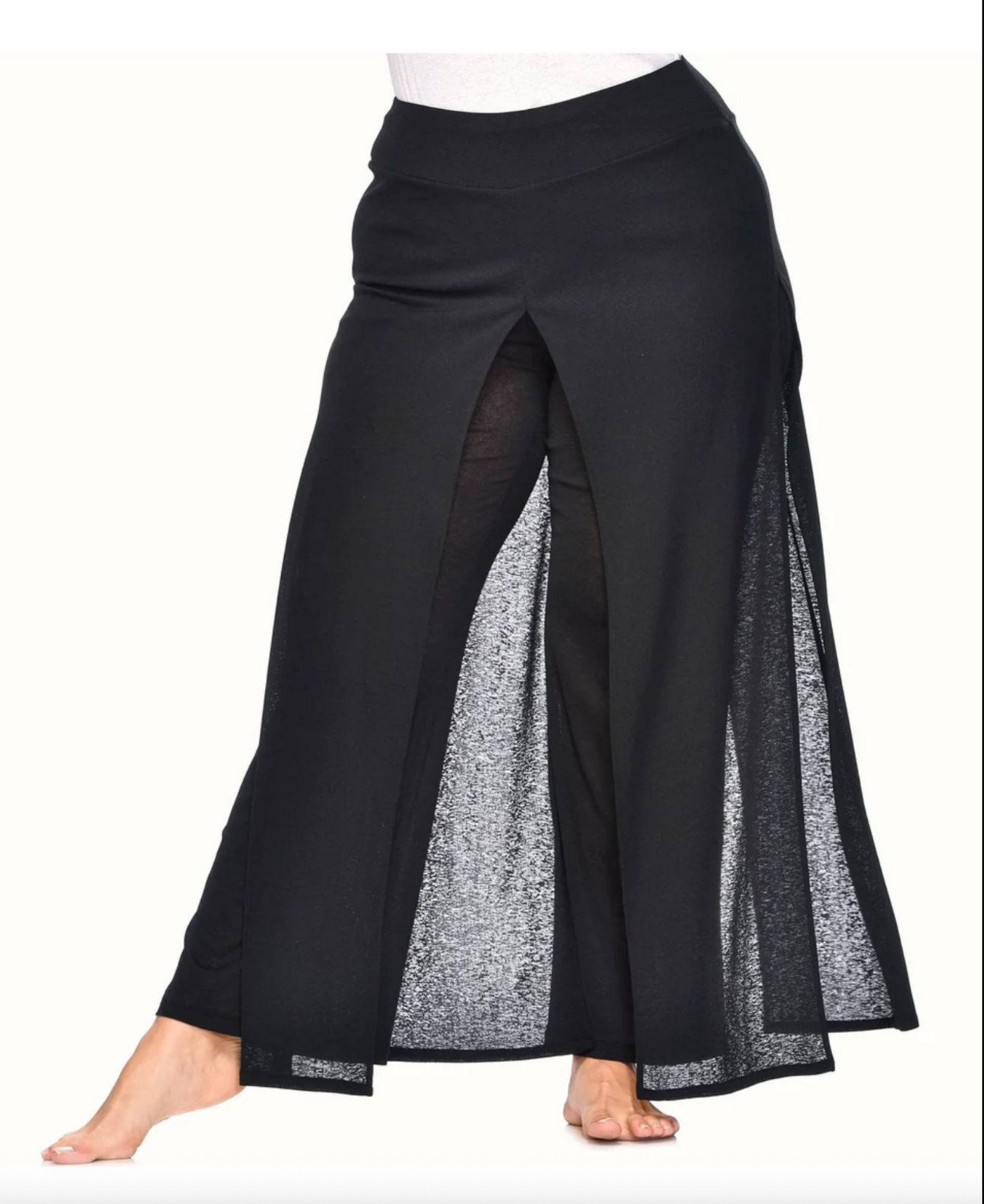 Palazzo Pant with Chiffon overlay