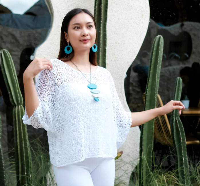 Popcorn knit tops 3 colours