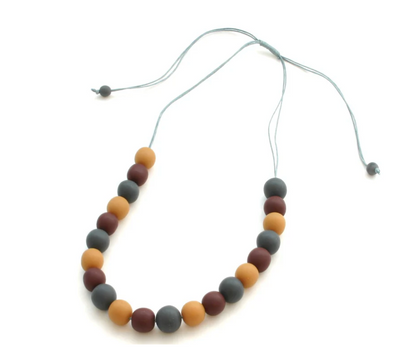 Colourful Resin Bead Adjustable Necklace 4 colours