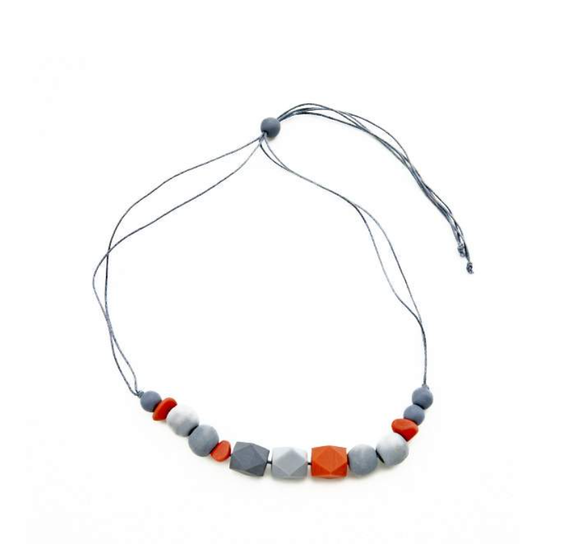Geometric Bead Necklace - Four Colours