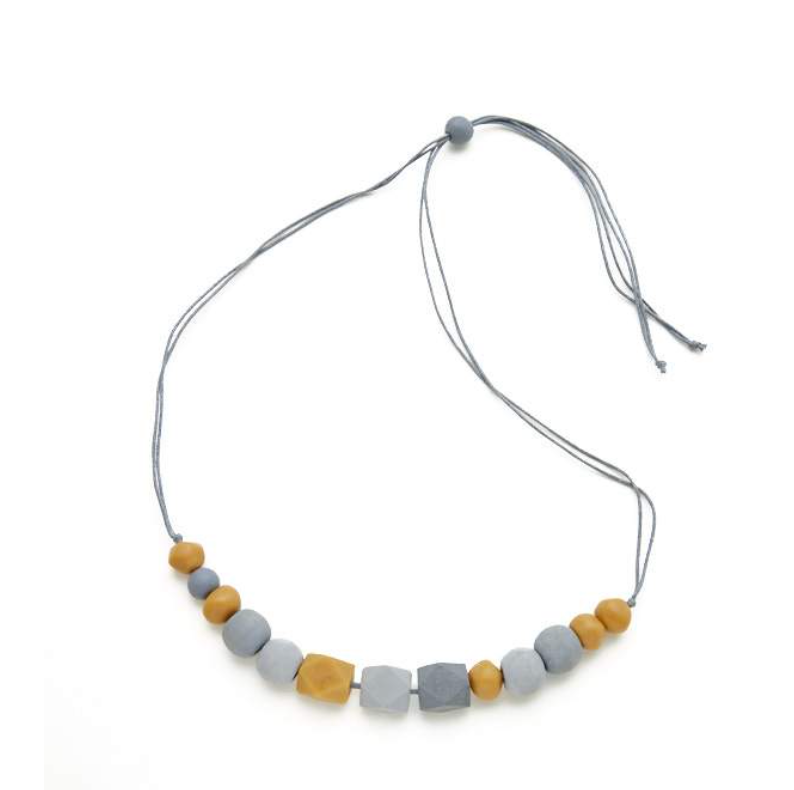 Geometric Bead Necklace - Four Colours