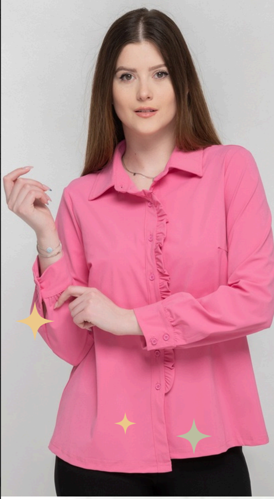 Ruffle Blouse - Three colours