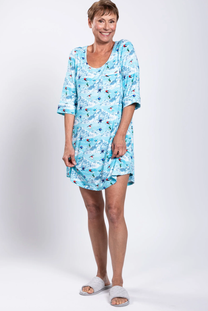 Starlight Skier Nightshirt