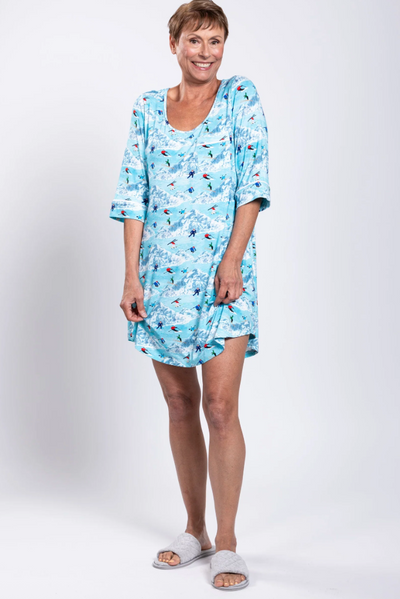 Starlight Skier Nightshirt