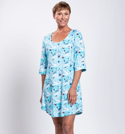 Starlight Skier Nightshirt