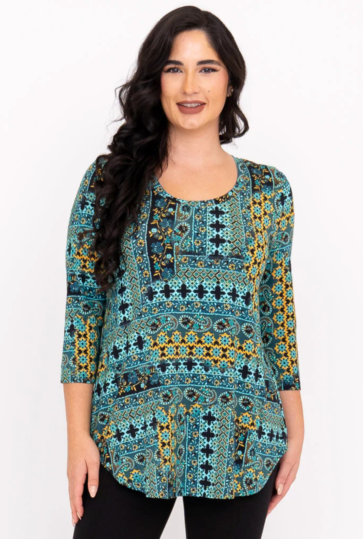Jazz Teal Top