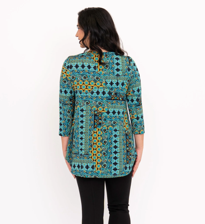 Jazz Teal Top