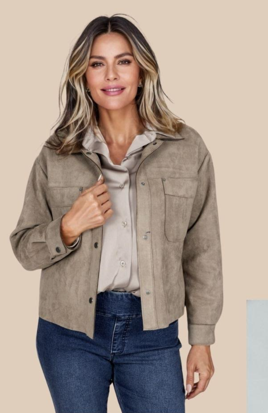 Faux Suede Jackets -3 Colours