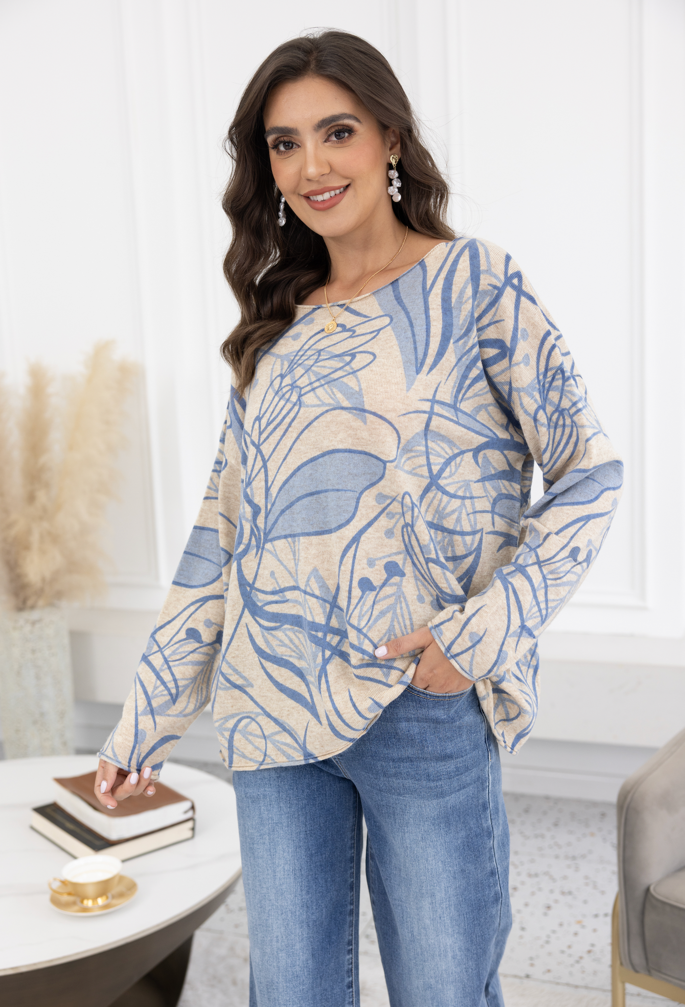 Amy Cashmere Feel Sweater