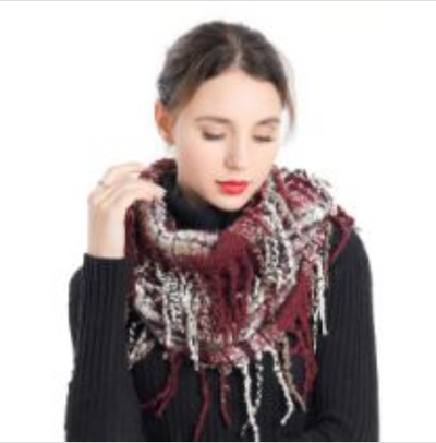 Knit Infinity scarves