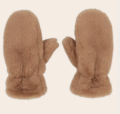 Fraas Faux Fur Glittens