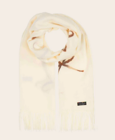 Fraas Embroidered Bow Stole with Fringes