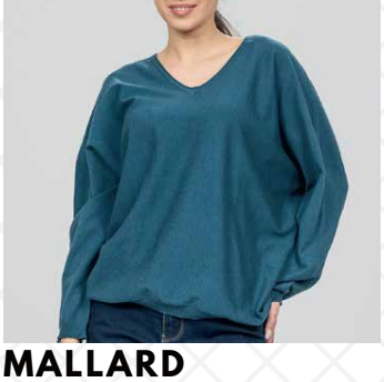 V Neck Dolman sweaters 3 colours