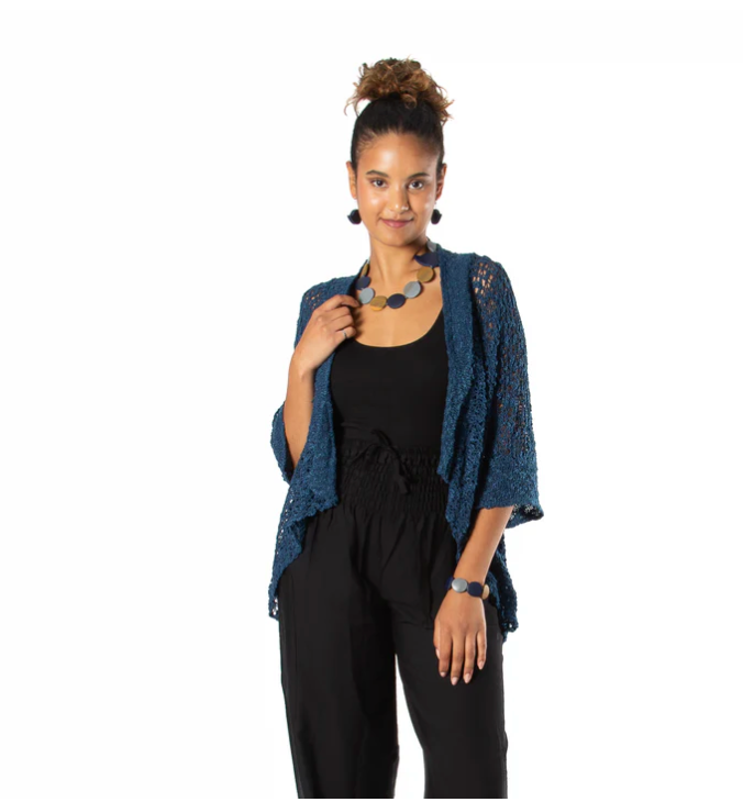 Popcorn knit short cardigans 6 colours