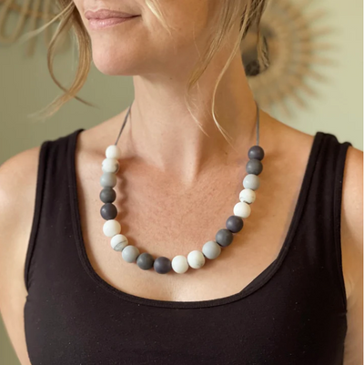 Colourful Resin Bead Adjustable Necklace 4 colours