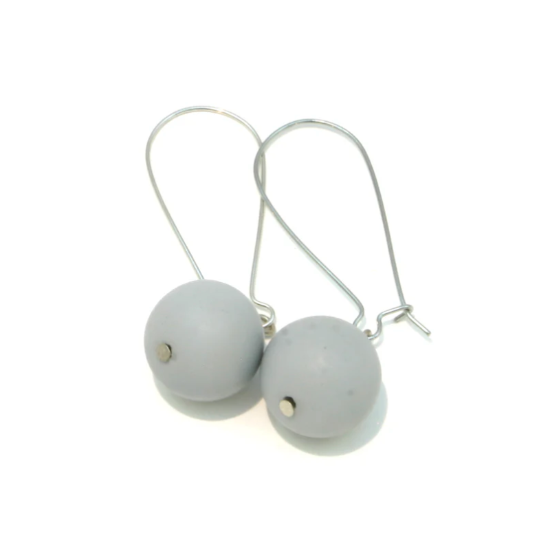 Geometric Resin Stone Earrings- 6 Colours