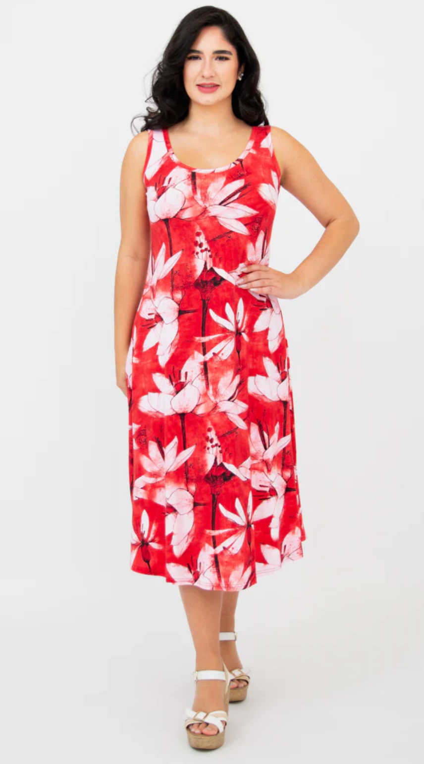 Evangelina Dress Bamboo Dress Maxi length