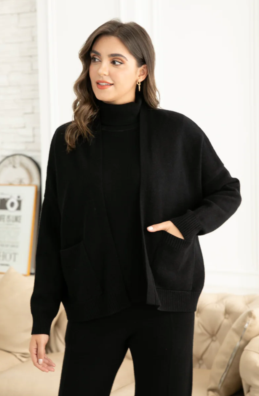 Madeline Knit Open Cardigan - Three Colours