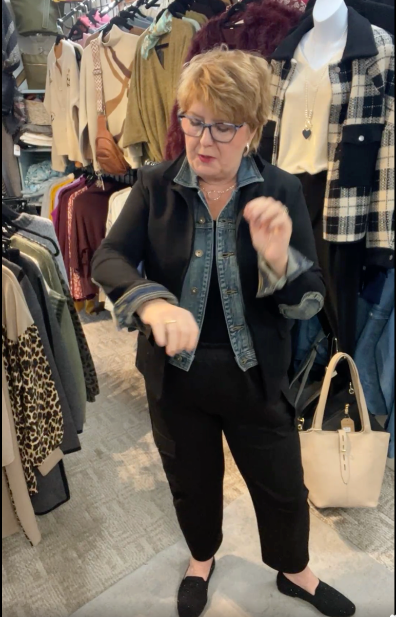 2 in 1 Jean Jacket Blazer