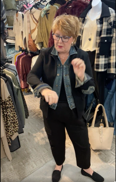 2 in 1 Jean Jacket Blazer