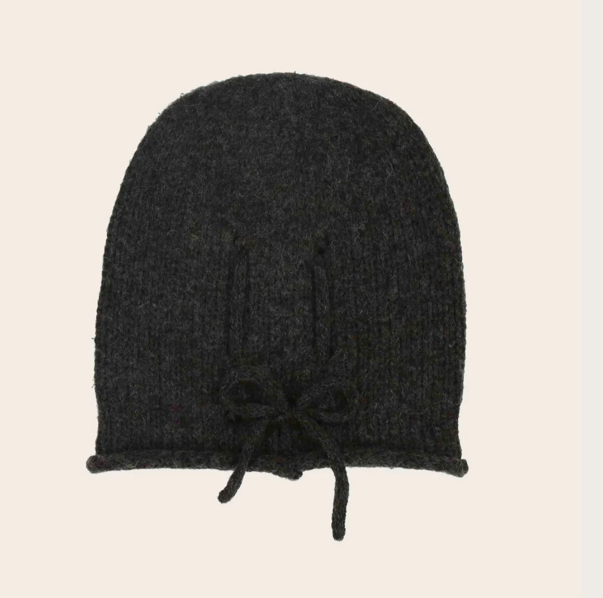 Fraas Knit Beanie with Adjustable Tie