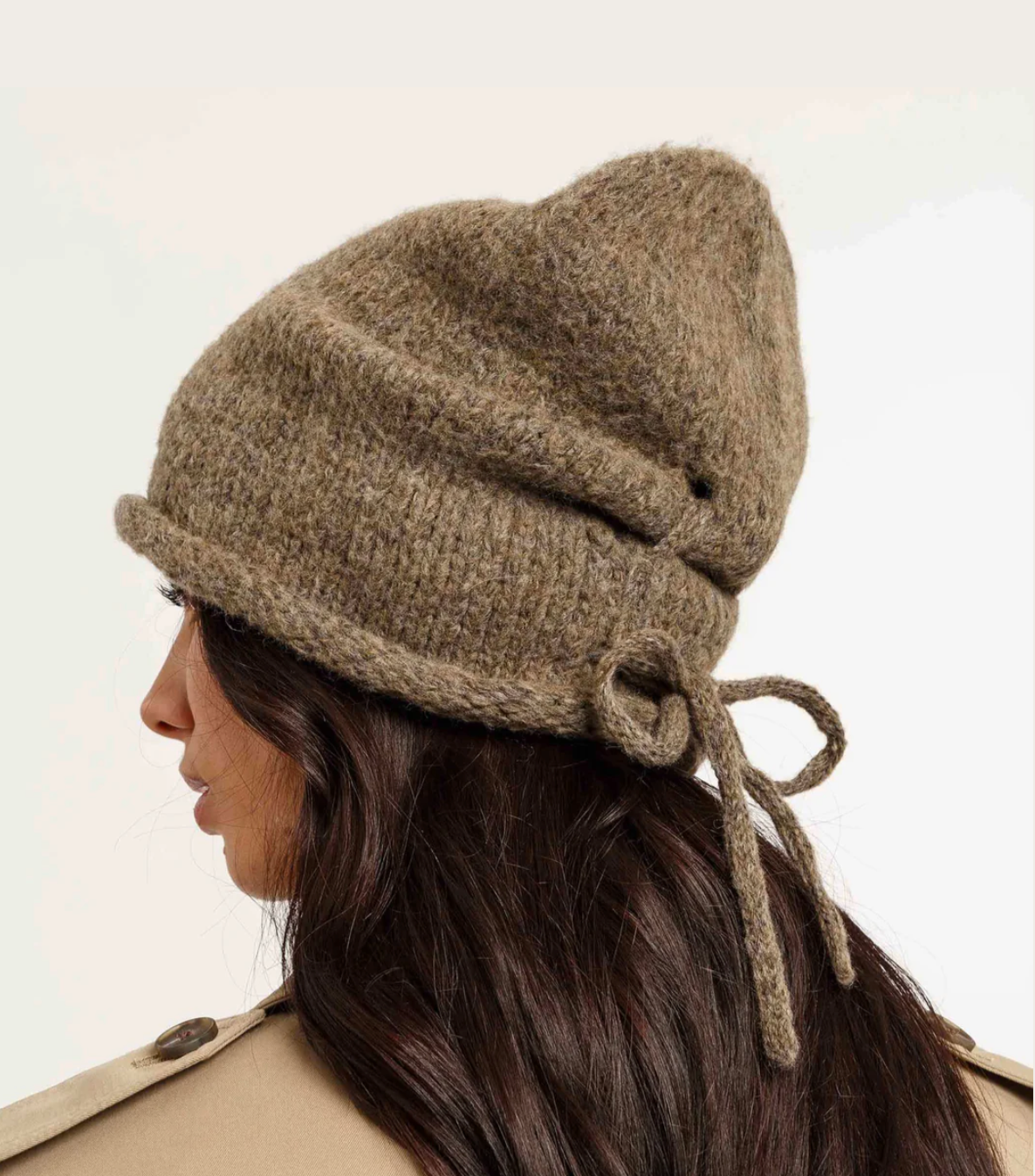 Fraas Knit Beanie with Adjustable Tie