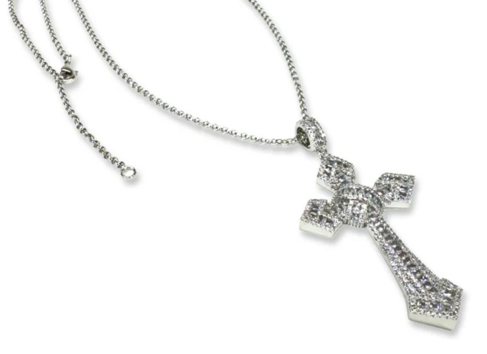Crystal Cross Necklace