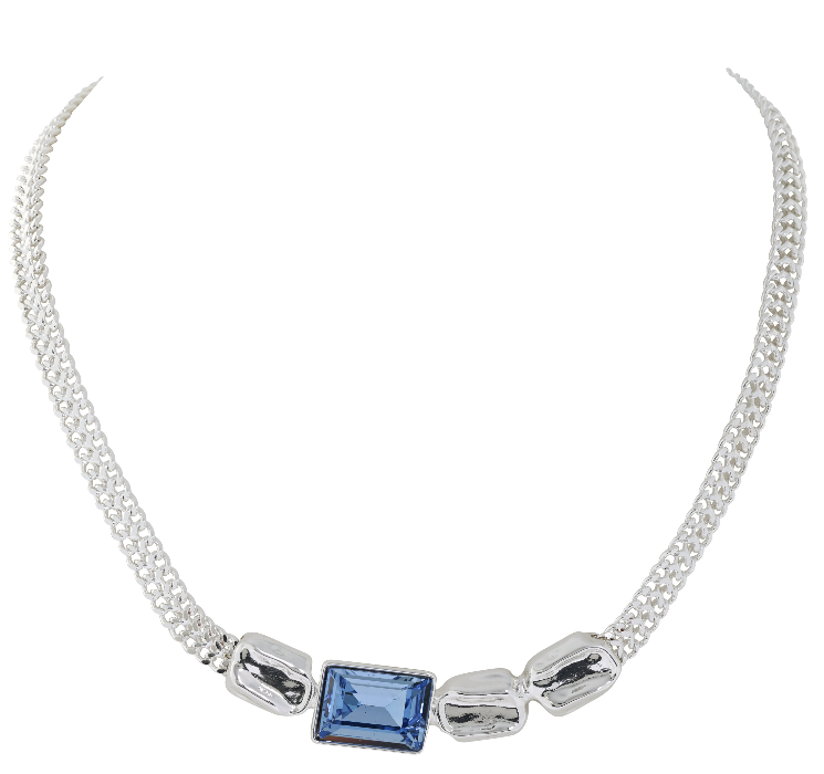 Aqua Faceted Cut Glass Earrings