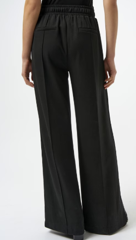 Scuba Wide Leg Pull up Pant with Silver Trim