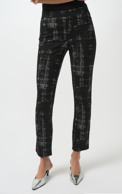 Plaid Pattern Trouser by Joseph Ribkoff