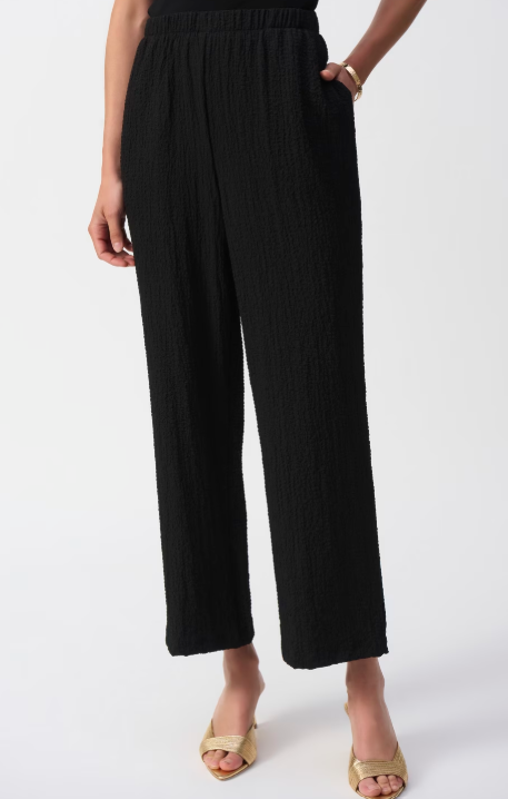 Wide Leg seersucker Trouser