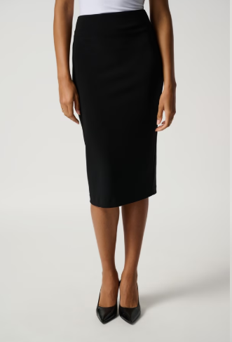 Back Slit Midi Pencil Skirt - Joseph Ribkoff