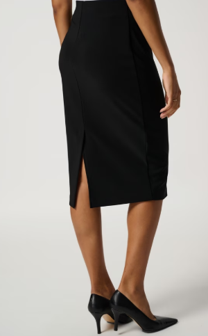 Back Slit Midi Pencil Skirt - Joseph Ribkoff