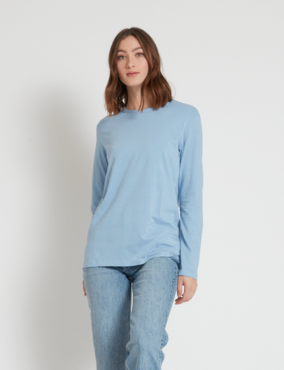 Long Sleeve Crew Neck Tee - Basics